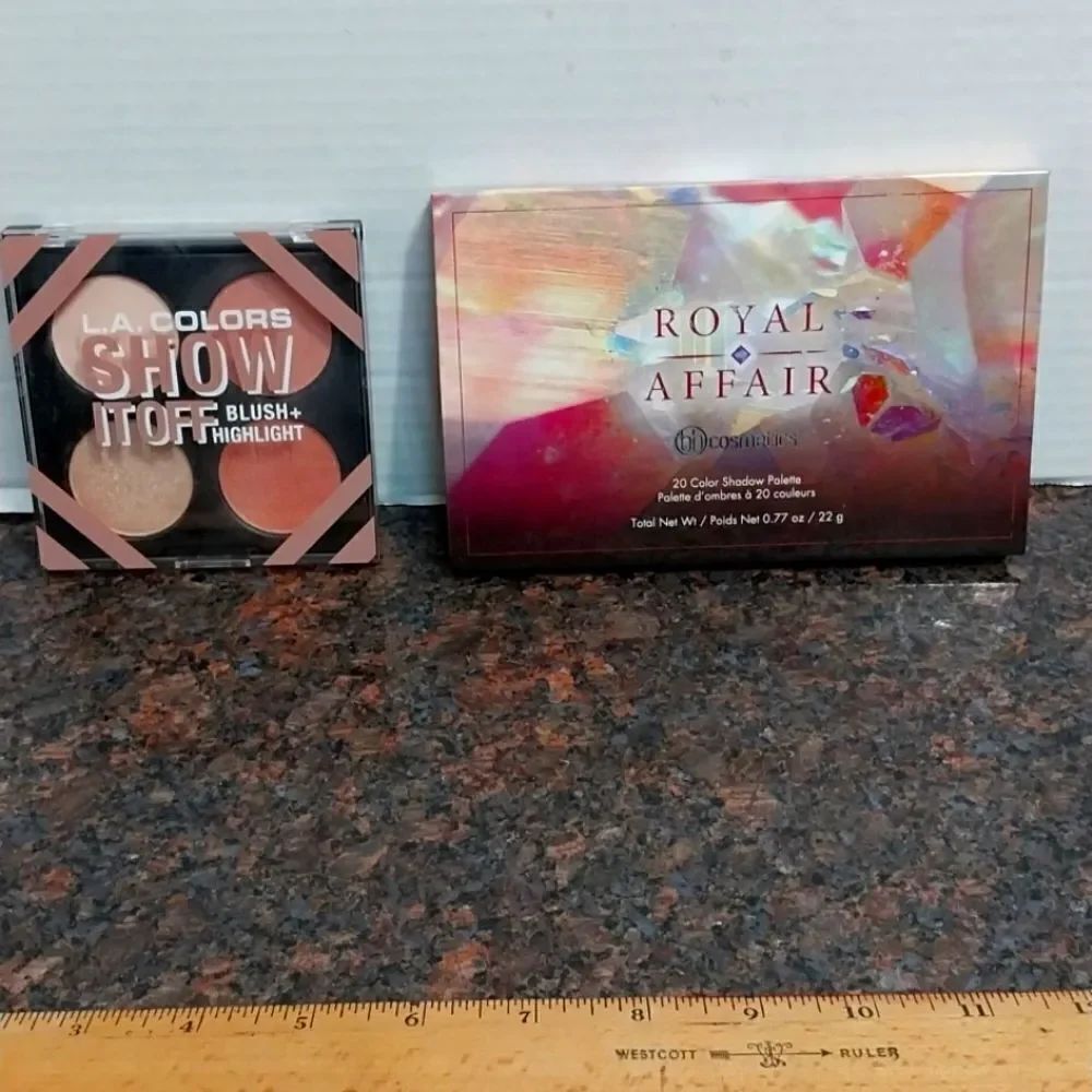 2 Face Palettes...New. L.A. Colors  and B.H. Cosmetics...NEW IN PACKAGE